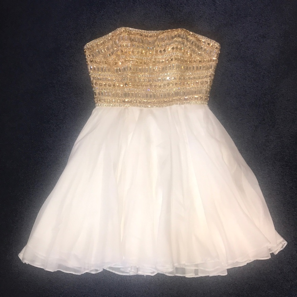 Sherri Hill strapless dress